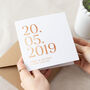 Big Date Foiled Copper Anniversary Card, thumbnail 1 of 2