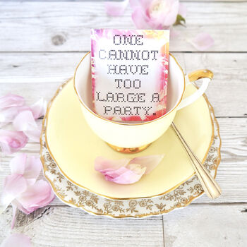 Jane Austen Tea And Teacup Giftset | Vintage Gift, 10 of 11