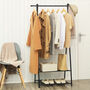 Coat Clothes Rack Coat Stand Two Tier Storage Shelf, thumbnail 1 of 9
