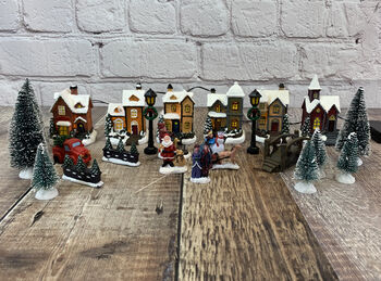 Christmas Village Scene For Windowsills Or Mantlepieces, 6 of 9