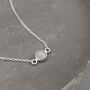 Rainbow Moonstone Sterling Silver Necklace, thumbnail 5 of 9