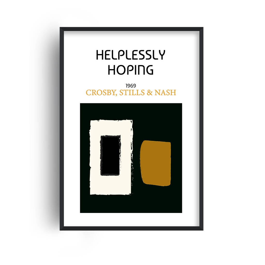 Helplessly Hoping Giclée Retro Art Print, 1 of 2