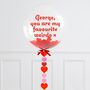 Personalised Favourite Weirdo Valentine's Balloon, thumbnail 3 of 4