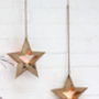 Hanging Gold Star Tea Light Holder, thumbnail 3 of 3