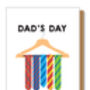 Funny Father's Day Classic Ties Card, thumbnail 3 of 4