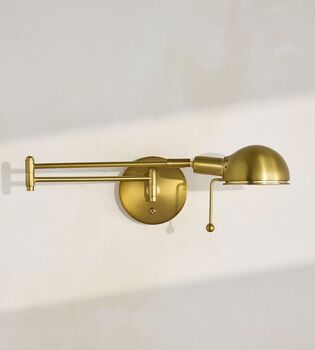 Wall Light, Antique Brass, 2 of 3