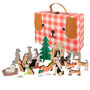 Dog Wooden Advent Calendar In A Suitcase, thumbnail 1 of 4