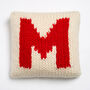 Personalised Cushion Knitting Kit In Red, thumbnail 2 of 7