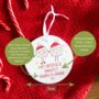 Personalised 1st Christmas As Grandparents Decoration C, thumbnail 2 of 4