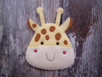 Giraffe Felt Decoration Sewing Kit, 2 of 5