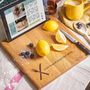 Personalised Solid Oak Chopping Board And iPad Stand, thumbnail 1 of 6