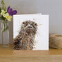 Inky Otter Blank Greeting Card, thumbnail 1 of 4