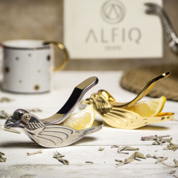 Handmade 14k Gold‑Plated Bird Lemon Juicer, 2 of 7