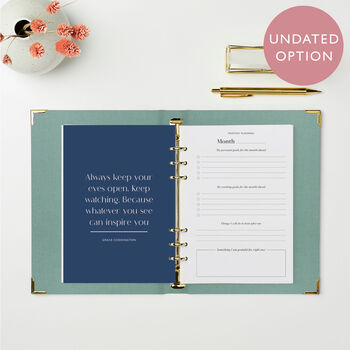 Personalised Turn Wishes Into Plans Life Planner, 11 of 12