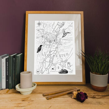 Personalised Winchester Illustrated Map, 3 of 7