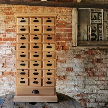 Handmade Reclaimed Wooden Apothecary Cabinet, 5 of 5