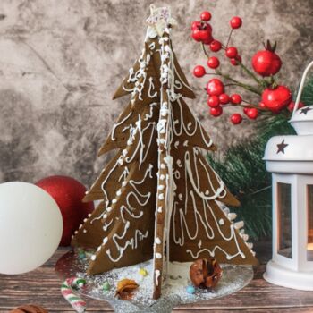 Large Gingerbread Cookie Christmas Tree, 2 of 10
