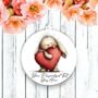 Personalised Whimsical Valentine Anniversary Love Animals Hanging Decoration, thumbnail 3 of 12