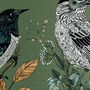 Fancy Flock Green Bird Lampshade, thumbnail 7 of 7