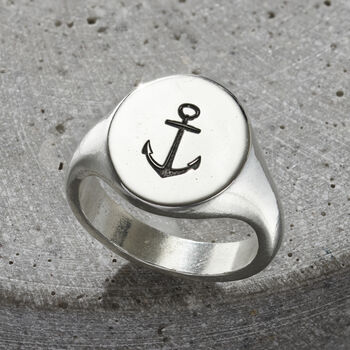 Anchor Signet Ring, 2 of 4