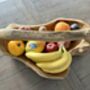 Huge Heavy 50–60cm Teak Wood Trug Bowl 5kg Fruit And Flower Holder, thumbnail 5 of 12
