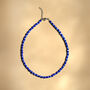 Blue Stripe Bead Necklace, thumbnail 1 of 3
