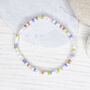 Blossom Multicoloured Seed Bead Friendship Bracelet, thumbnail 3 of 4