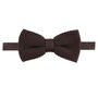 Men's Knitted Bow Tie In Dark Brown | Perfect Wedding Neck Tie For Groomsmen | Gents Woven Tie, thumbnail 8 of 10