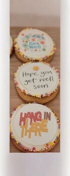 Personalised Get Well Soon Cookies Pick Me Up Gift, 5 of 6