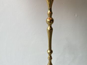 1960’s Vintage Floor Lamp With Brass Pole, 6 of 8