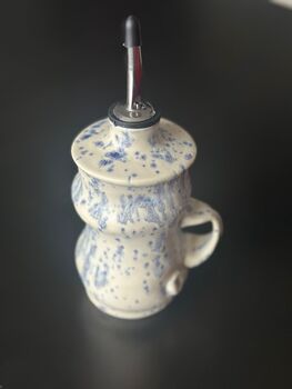 Handmade Ceramic Oil Or Vinegar Bottle, 3 of 5
