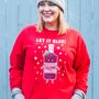 Funny Sloe Gin Christmas Jumper, thumbnail 1 of 8