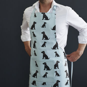 Black Cocker Spaniel Organic Cotton Tea Towel, 2 of 12