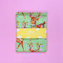 Christmas Reindeer Green Tea Towel, thumbnail 3 of 5