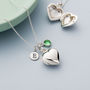 Personalised Silver Heart Locket Necklace, thumbnail 6 of 11