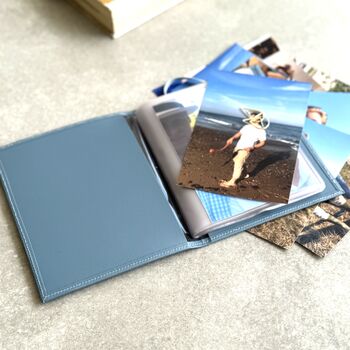 Recycled Leather Dad And Me Photo Album, 2 of 5