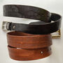 Premium Quality Personalised Genuine Leather Belt, thumbnail 3 of 10