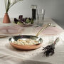 Hammered Copper Frying Pan With Brass Handle, thumbnail 4 of 5