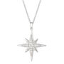 Large Sparkling Starburst Necklace With Slider Clasp, thumbnail 4 of 8