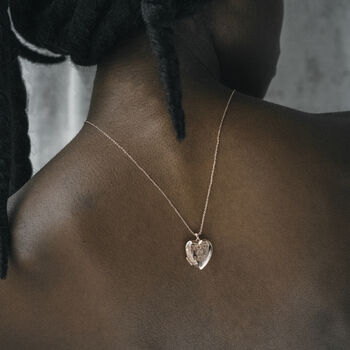 'You And Me' Heart Locket Necklace, 5 of 10