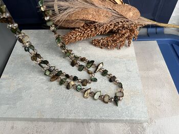 Multi Coloured Gemstone Necklace, 5 of 5