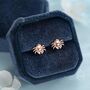 Sterling Silver Super Cute Jumping Spider Stud Earrings, thumbnail 4 of 12