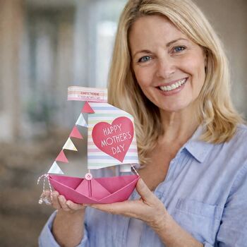 Personalised Mothers Day Sailboat Card, 2 of 10