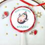 Personalised Penguin Merry Christmas Lollipop, thumbnail 1 of 4