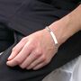Personalised Heavy Curb Sterling Silver ID Bracelet, thumbnail 2 of 7