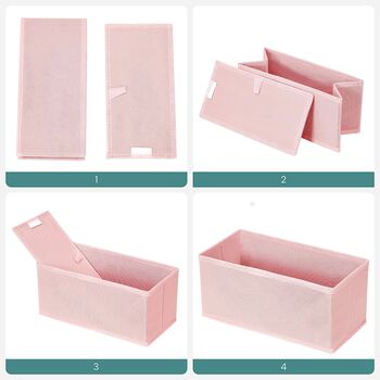 Set Of Six Drawer Organisers Dresser Dividers Boxes, 6 of 10