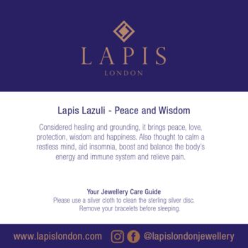 Lapis Lazuli 'Mummy And Me' Bracelet Set, 4 of 4