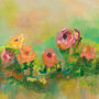 Rosae Floral Painting Canvas Print, thumbnail 3 of 4