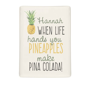 Personalised Pineapple Fridge Magnet, 3 of 4