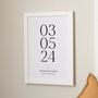 Special Date Paper Anniversary Print, thumbnail 2 of 2